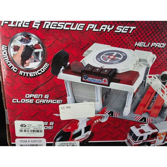 Maxx Action Fire & Rescue Play Set , Lights & Sounds, Toy Vehicles - Picture 6 of 7